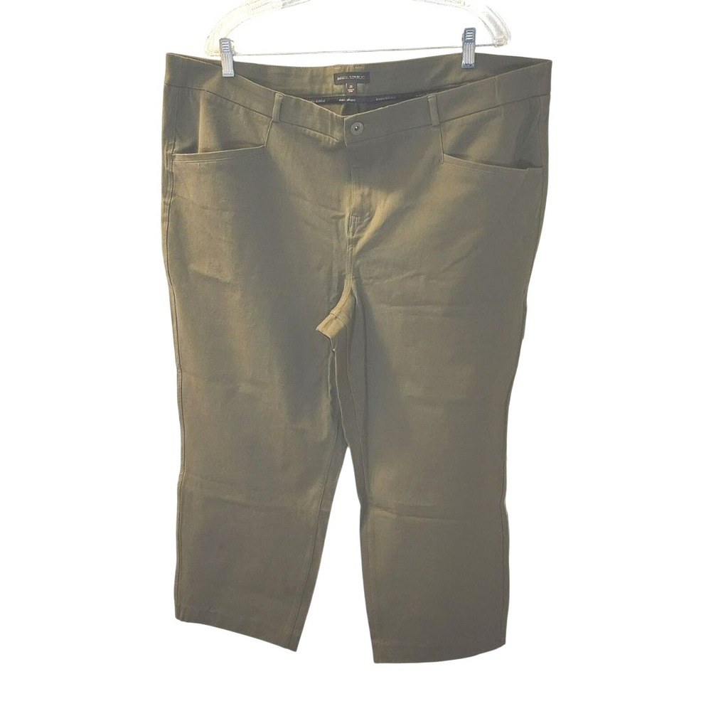 Banana Republic Pants 20 | Olive Green Slim Fit | Stretch Career Trousers